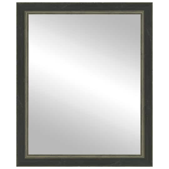 Timeless Frames® Dara Black & Silver 24" x 30" Framed Mirror